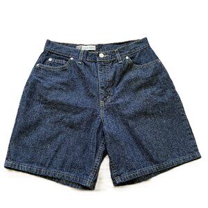 Faded Glory Dark Denim Shorts Vintage Made in USA 7" Inseam 31" Waist